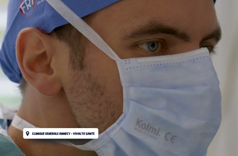 Geste au bloc de la Clinique Générale d'Annecy (Vivalto Santé)